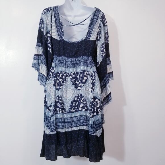 Free People Printed Bohemian Dress - Picture 5 of 11